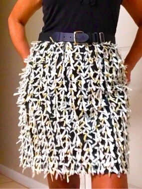 SHANI Pastel Tulle Bows Romance Ribbons Feminine Whimsygoth Pencil Skirt Size 4